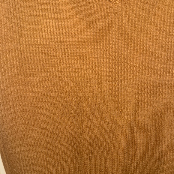 Brown Sleeveless Knit Sweater Vest - Picture 4 of 7